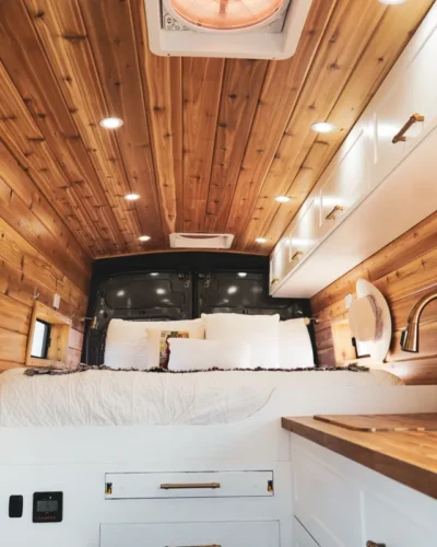 The Farmhouse custom campervan - off-grid adventure van Western Canada