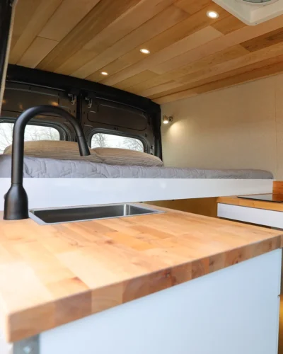 Maverick custom van conversion by True North Custom Campers