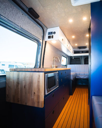 Moonrider custom van conversion by True North Custom Campers