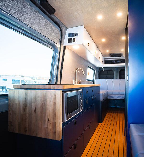Moonrider custom van conversion by True North Custom Campers