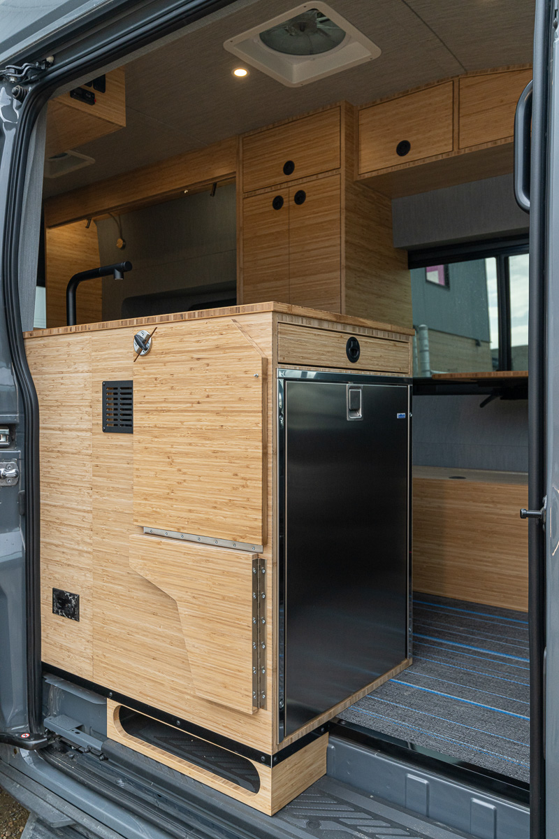 Interior of The Switchback by True North Custom Campers